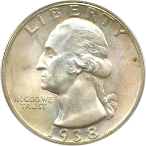 image for: 1938 25c PCGS MS65