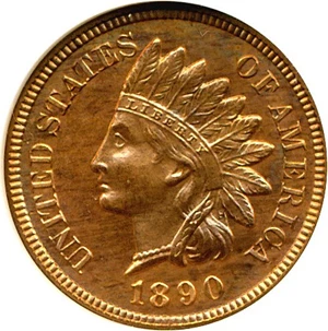 image for: 1890 1c NGC Proof 65 RD