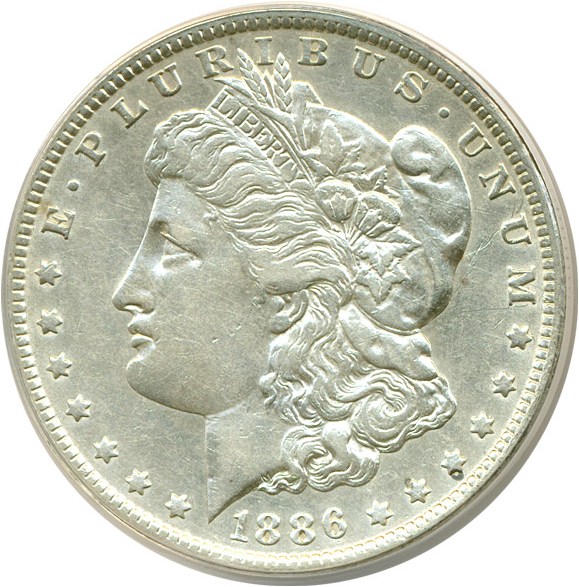 image for: Hot 50 VAM: 1886-O $1 VAM 7  O/O ANACS XF45 Details (Cleaned)