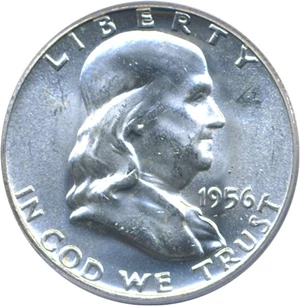 image for: 1956 50c PCGS MS64 FBL