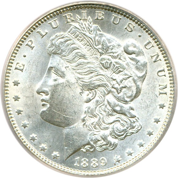 image for: Top 100 VAM: 1889 $1 VAM 22  Bar Wing ICG MS60 Details (Cleaned)