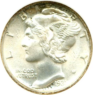 image for: 1931-D 10c NGC/CAC MS65 FB *Gold CAC Seal*