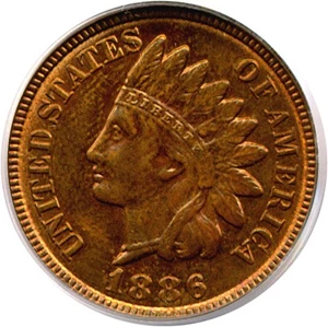 image for: 1886 1c Type 2 PCGS MS63 RB