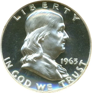 image for: 1963 50c NGC Proof 68 Cameo