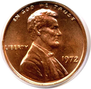 image for: 1972 1c Doubled Die PCGS MS64 RD