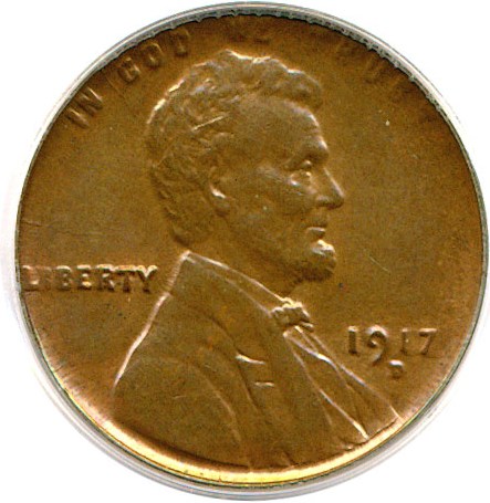 image for: 1917-D 1c  PCGS MS62 BN