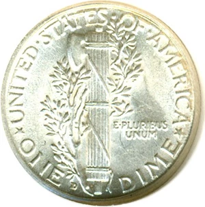 image for: 1931-D 10c FS-101, DDO-001 DGS AU58