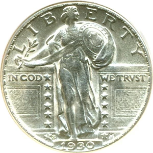 image for: 1930-S 25c DGS AU55 (Cleaned)