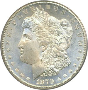 image for: 1879-CC $1 PCGS MS65