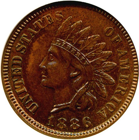 image for: 1886 1c Type 1 - S-1, Repunched Date DGS MS64 BN