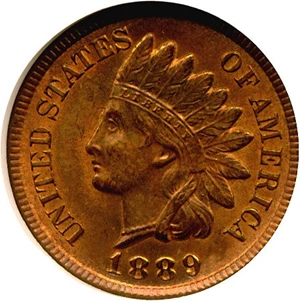 image for: 1889 1c NGC MS64 RB