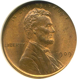 image for: 1909 VDB 1c ANACS MS66 RB