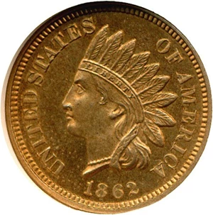 image for: 1862 1c NGC Proof 64