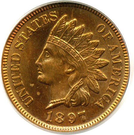 image for: 1897 1c  PCGS Proof 64 RD