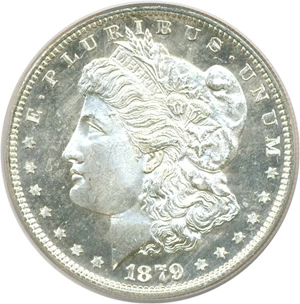 image for: 1879-S $1 PCGS MS66 PL