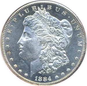 image for: 1884-CC $1 NGC MS63 PL