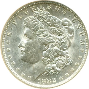 image for: Top 100 VAM: 1882-O $1 VAM 4 O/S Recessed DGS MS61
