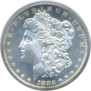 image for: 1882-CC $1 PCGS MS65 PL