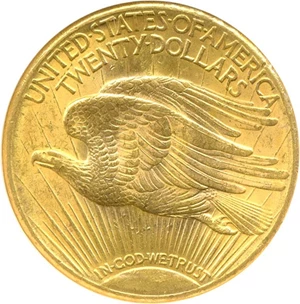 image for: 1927-S $20 NGC MS62