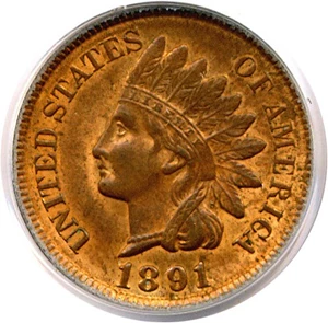 image for: 1891 1c PCGS MS64 RB