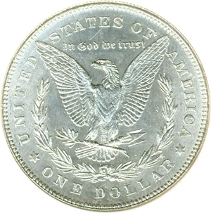 image for: Top 100 VAM: 1878 7/8TF $1 Rev.78, Double Talons, VAM-45 DGS MS63 (Lightly Cleaned)
