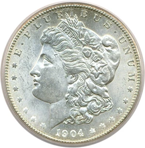image for: 1904-S $1 PCGS MS64