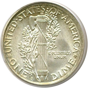 image for: 1919-D 10c PCGS MS64