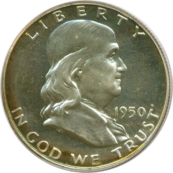 image for: 1950 50c  PCGS Proof 65 Cameo