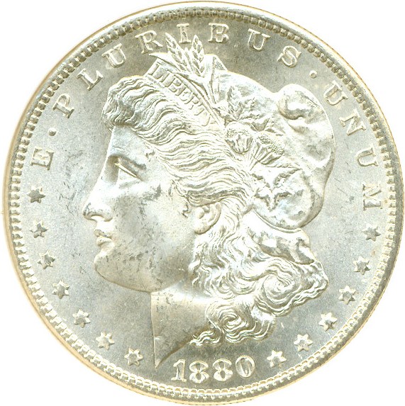 image for: Hot 50 VAM: 1880-S $1 VAM 11  0/9 Overdate DGS MS66