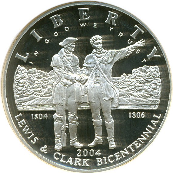image for: 2004-P $1 Lewis & Clark NGC Proof 70 UCameo