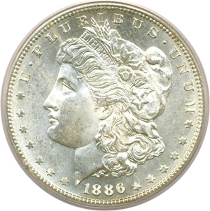 image for: 1886-S $1 PCGS MS65