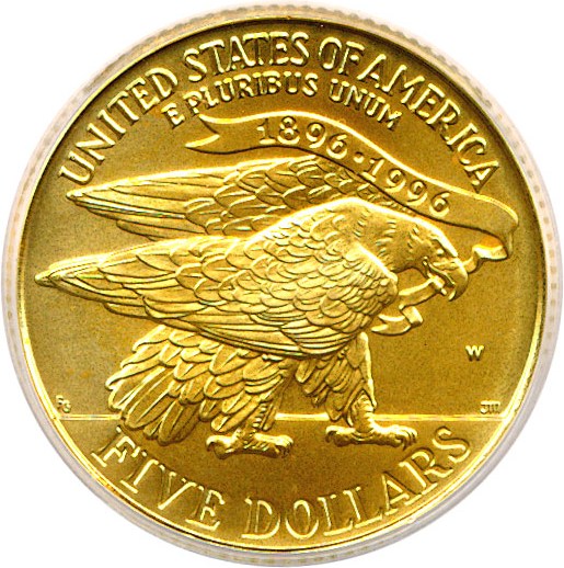 image for: 1995-W $5 Olympic Stadium ICG MS70 