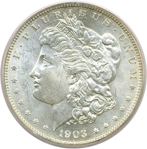 image for: 1903-S $1 PCGS MS64