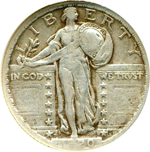 image for: 1920-D 25c DGS VF25 (Lightly Cleaned)