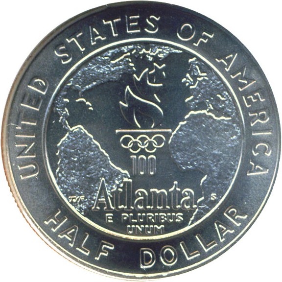 image for: 1995-S 50c Olympic Baseball NGC MS70 