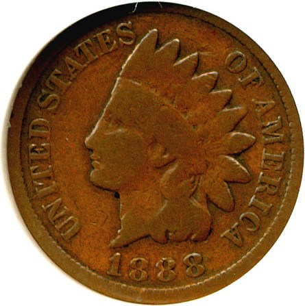 image for: 1888 1c FS-01-1888-305 DGS G6 (Light Corrosion)