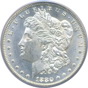 image for: Top 100 VAM: 1880/79-CC $1 Rev.'78 (VAM-4) PCGS MS64