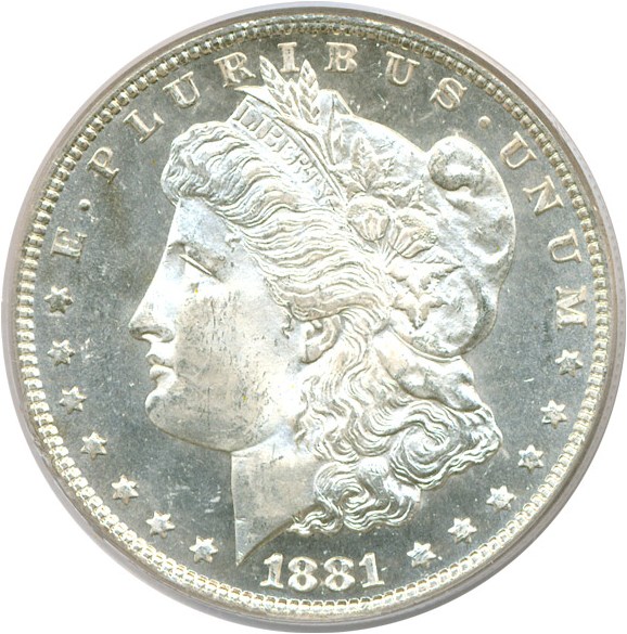 image for: 1881 $1  PCGS MS64 PL