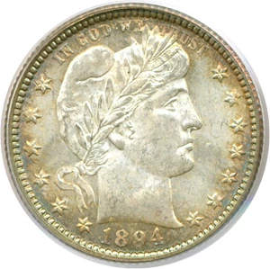 image for: 1894-O 25c PCGS MS64