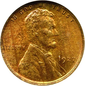 image for: 1927 1c ANACS MS65 RB
