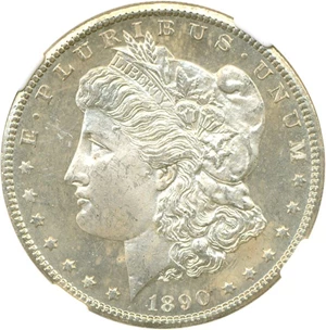 image for: 1890-CC $1 NGC MS65 PL