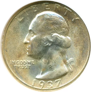 image for: 1937 25c NGC Proof 67