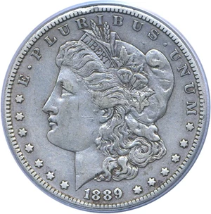 image for: 1889-CC $1 PCGS XF40