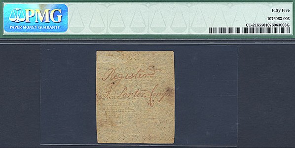 image for: Connecticut: Fr.CT216 1777 4d 11-Oct PMG AU55  [22683]