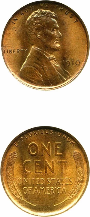 image for: 1910 1c ANACS MS66 RB