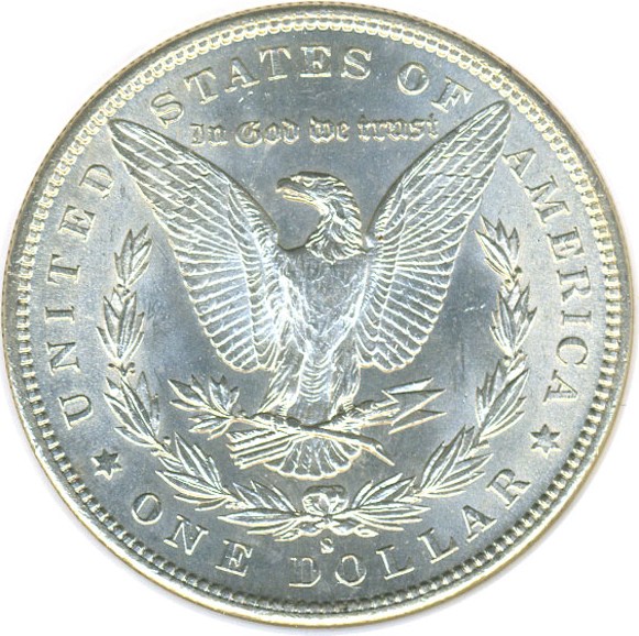 image for: Top 100 VAM: 1886-S $1 VAM 2  S/S DGS MS63