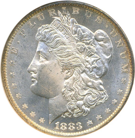 image for: 1883-O $1  NGC MS65 PL