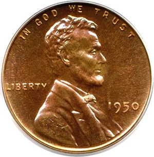 image for: 1950 1c PCGS Proof 65 RD