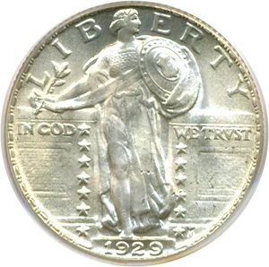 image for: 1929 25c PCGS MS65 FH