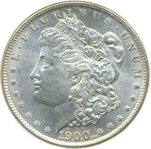 image for: 1900-S $1 DGS AU58 (Lightly Cleaned)